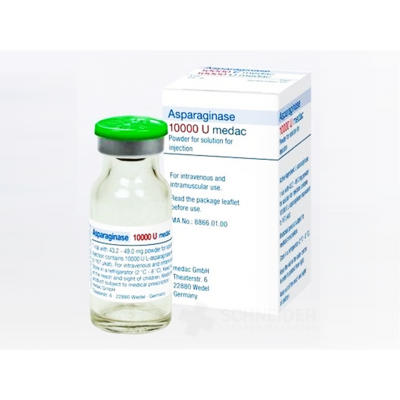 ASPARAGINASE - MEDAC 10000 IU ( L-ASPARAGINASE ) FOR IV & IM INJECTION VIAL